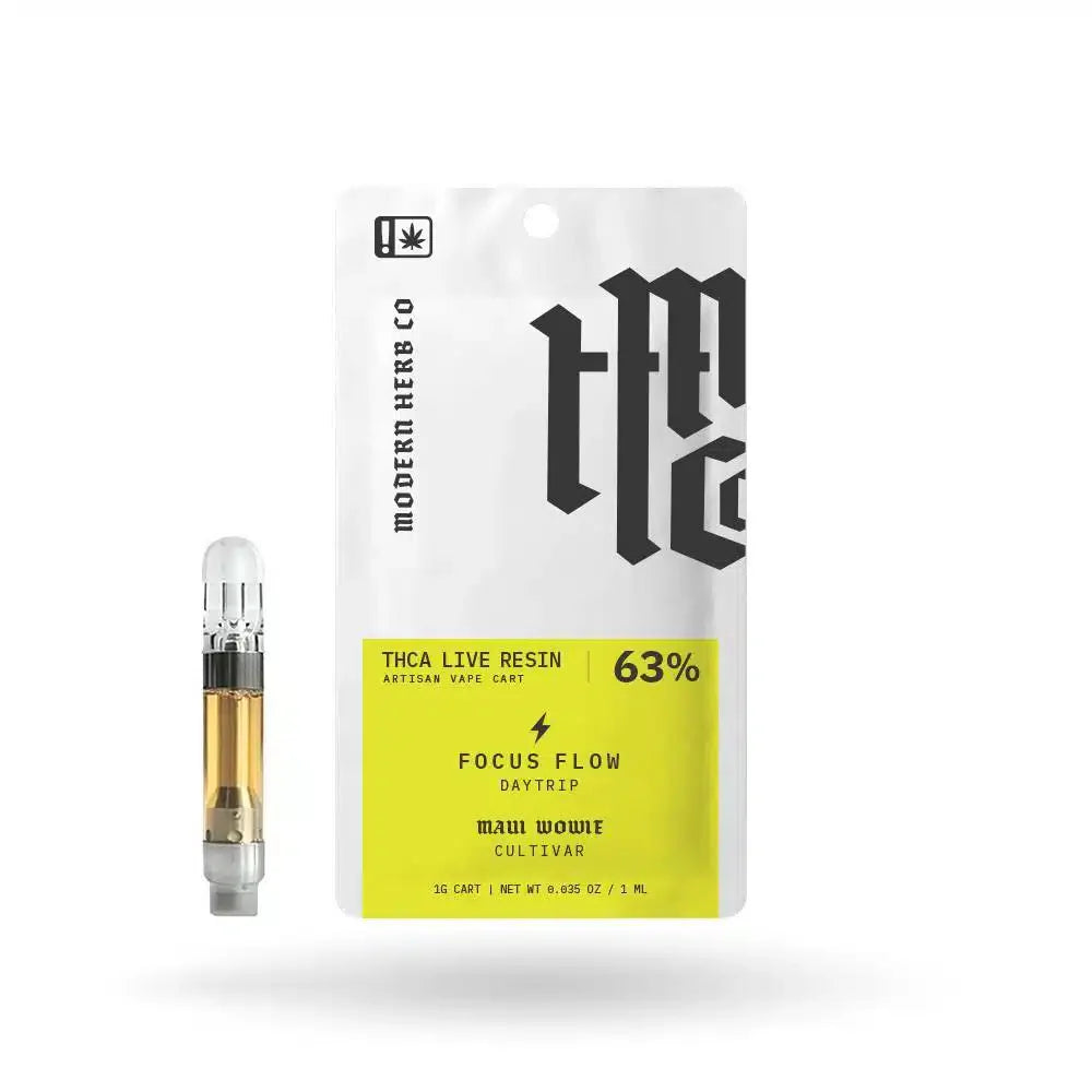 THCa Live Resin Cartridge Uncut:  Daytrip Maui Wowie