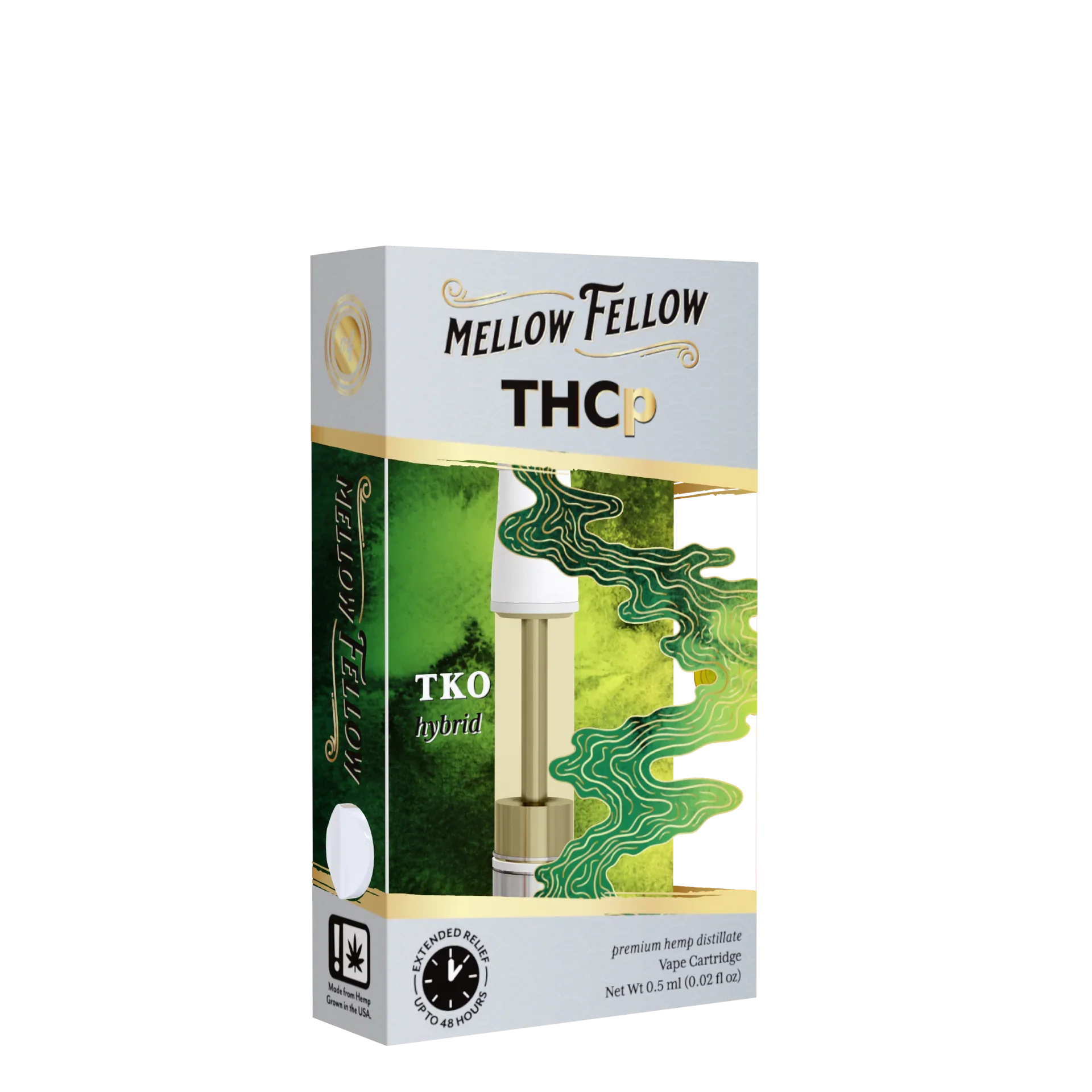 Mellow Fellow THCp 0.5ml Vape Cartridge -  TKO (hybrid)