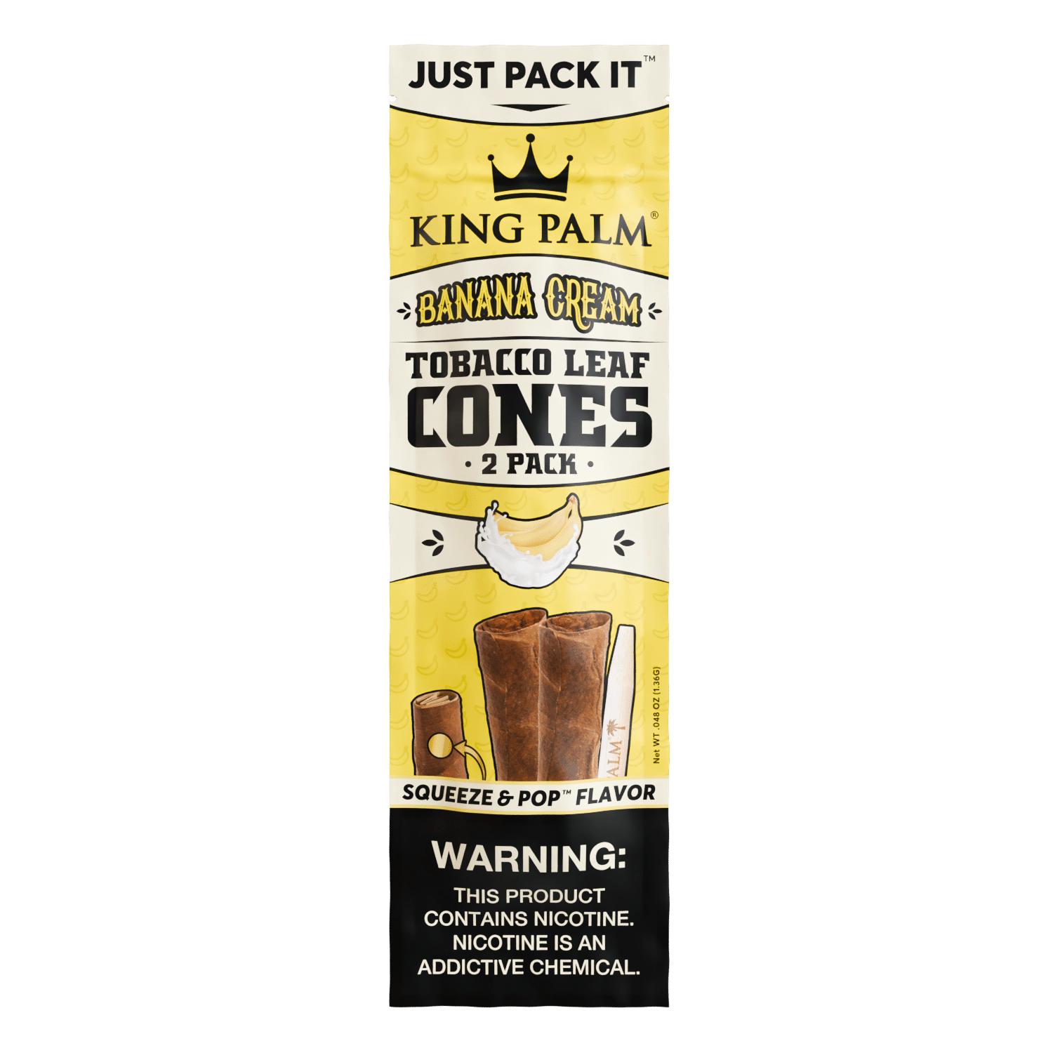 Tobacco Cones – Banana Cream King Palm Best Price