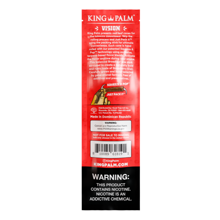 King Palm Strawberry Kiwi – Cones Best Sales Price - Pre-Rolls