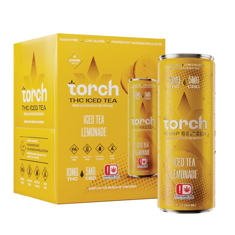 Torch Iced Tea Lemonade D9 THC Iced Tea