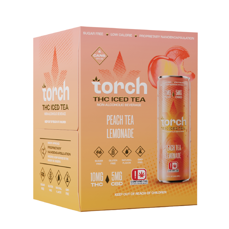 Torch Peach Tea Lemonade D9 THC Iced Tea Best Price