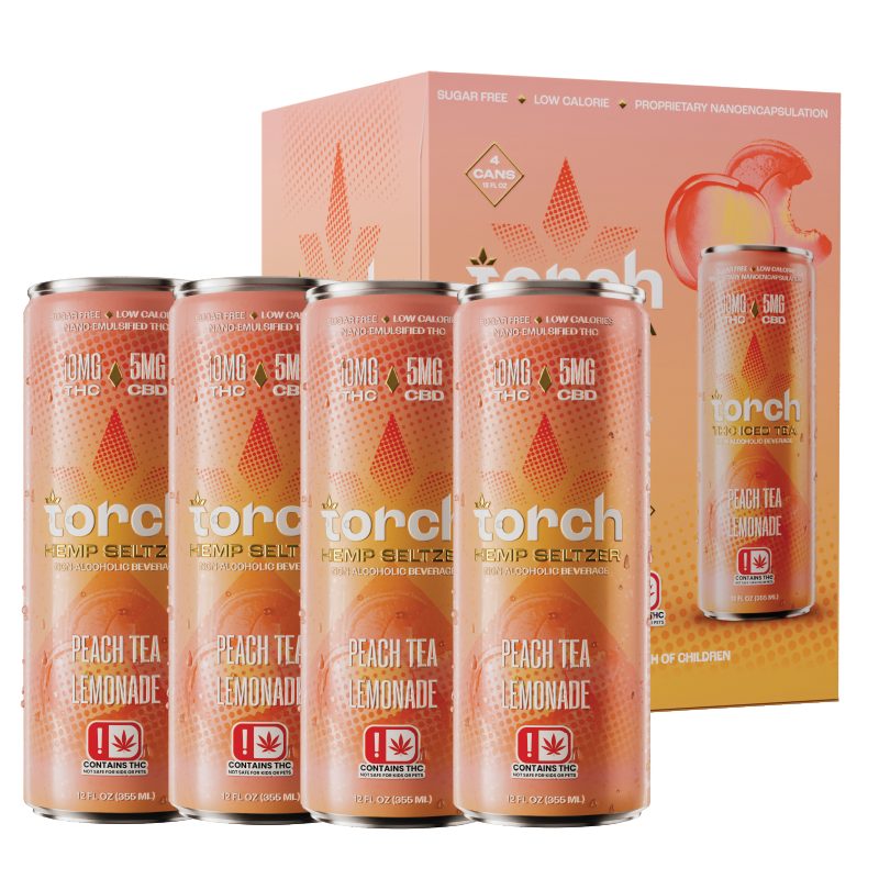 Torch Peach Tea Lemonade D9 THC Iced Tea Best Price