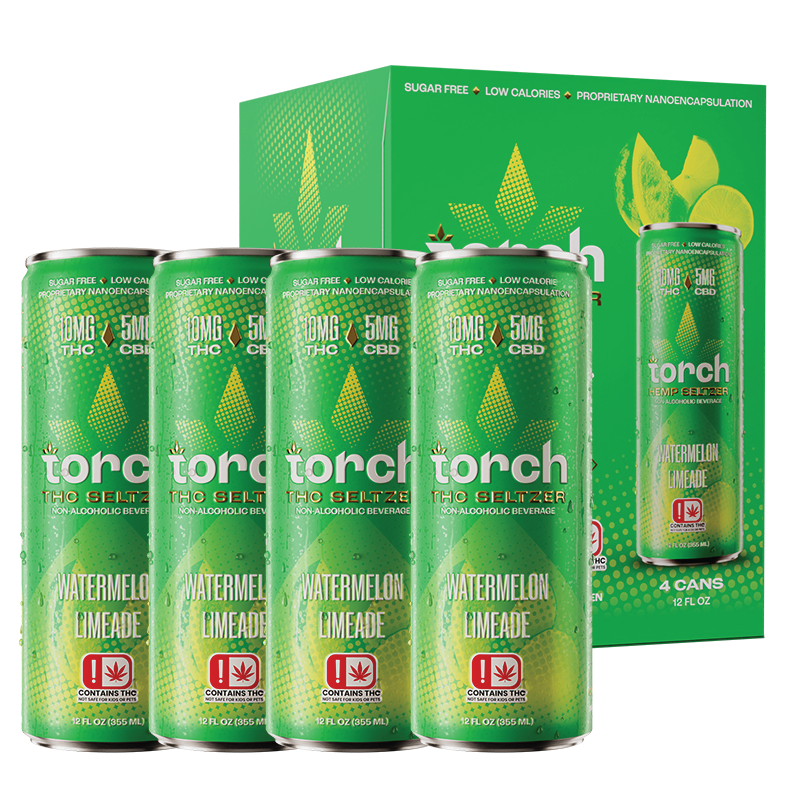 Torch Watermelon Limeade D9 THC Seltzer