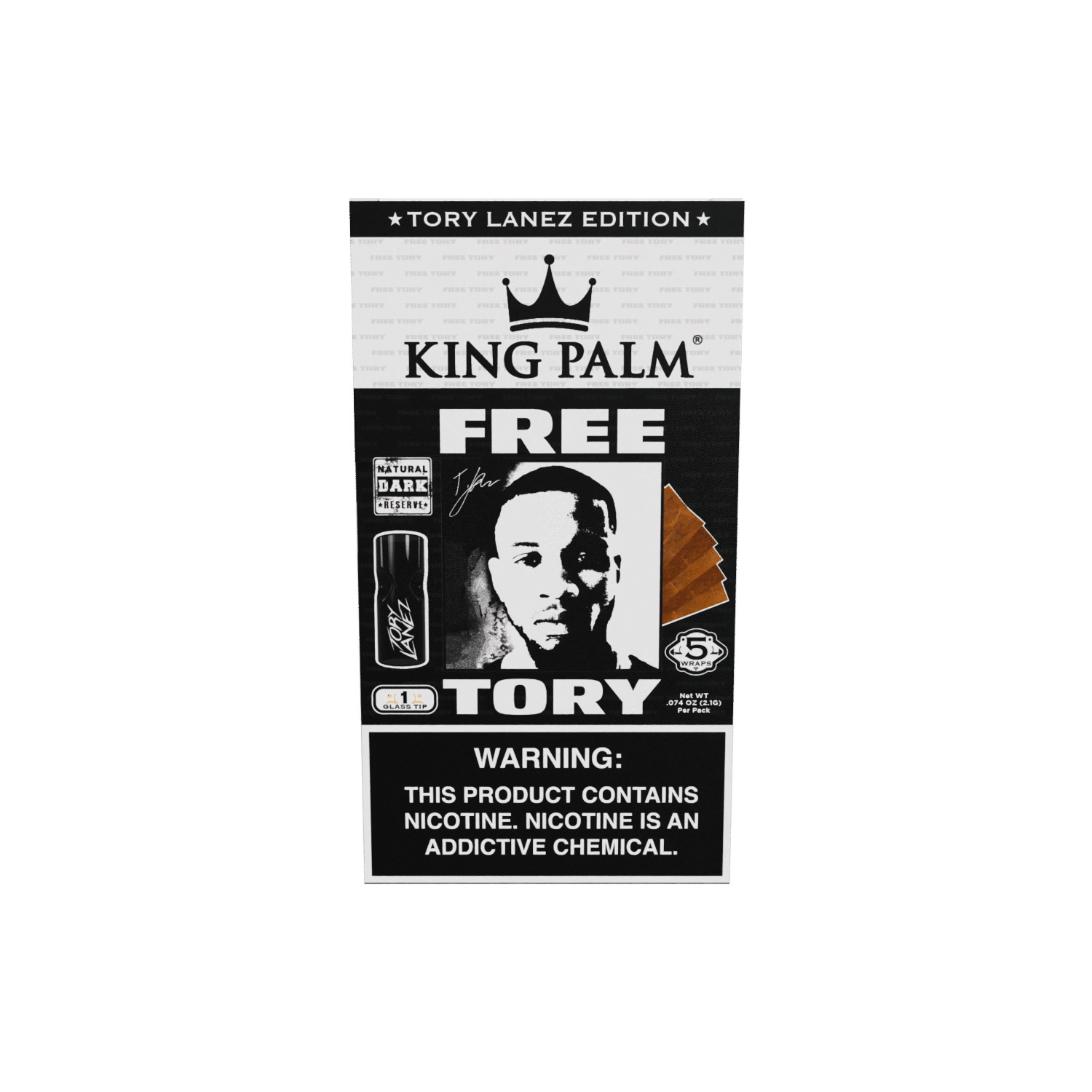 Tobacco Sheets w/Glass Tips – Tory Lanez Edition – Natural King Palm Best Price