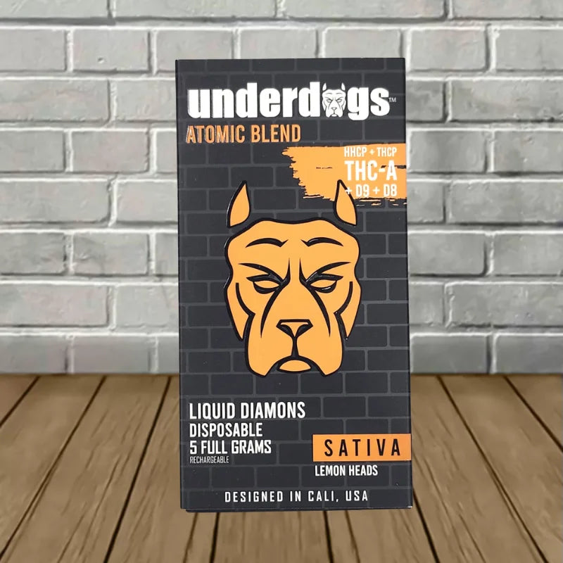 Underdogs THCa Liquid Diamonds Atomic Blend Disposable 5g Best Price