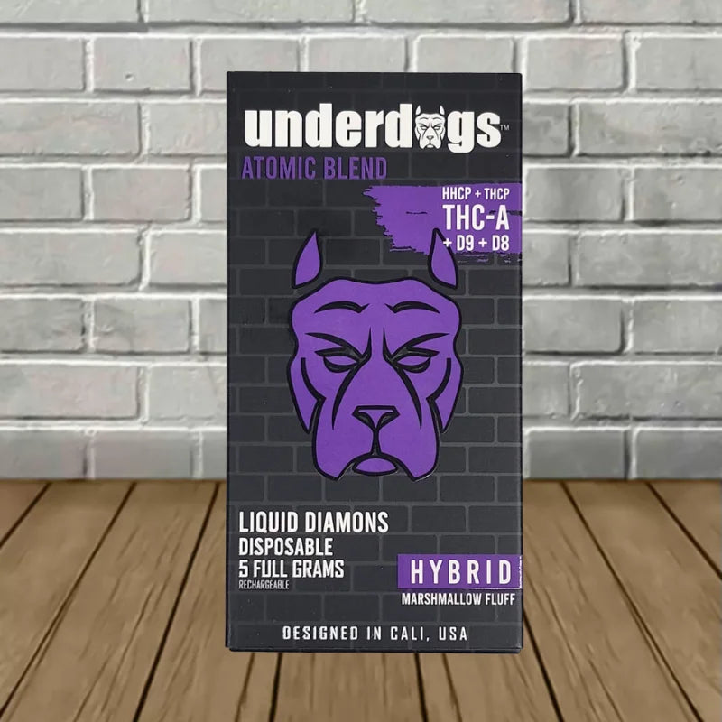 Underdogs THCa Liquid Diamonds Atomic Blend Disposable 5g Best Price