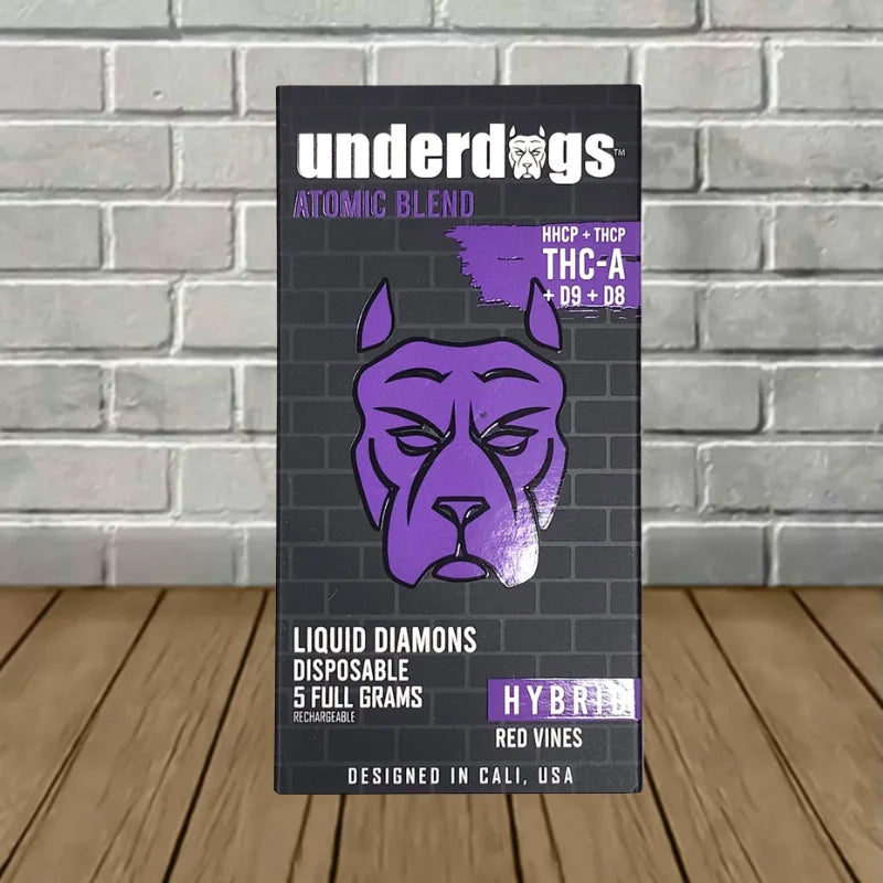 Underdogs THCa Liquid Diamonds Atomic Blend Disposable 5g Best Price