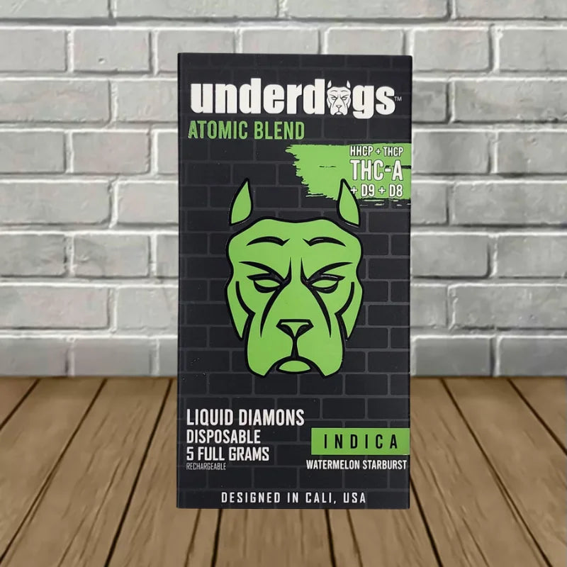 Underdogs THCa Liquid Diamonds Atomic Blend Disposable 5g Best Price