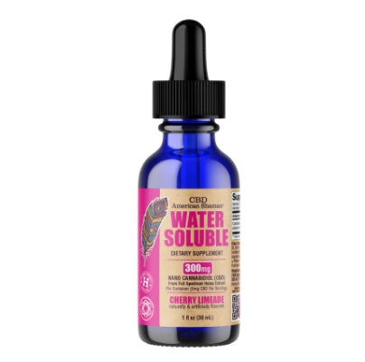 CBD American Shaman Water Soluble CBD, Full Spectrum Hemp Oil (30mL)