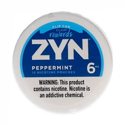 ZYN PEPPERMINT 15 NICOTINE POUCHES 6MG Best Price