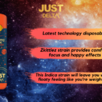 Just Delta - Delta 8 Disposable Cartridge 1000mg Zkittlez