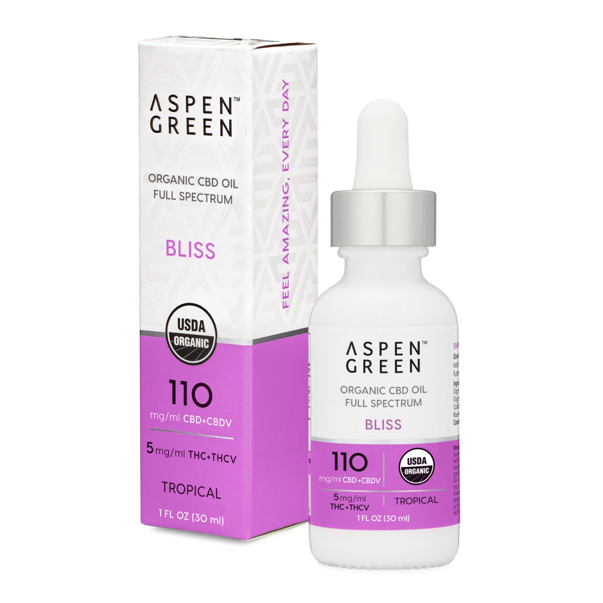 Aspen Green Bliss Organic Full Spectrum CBD Oil