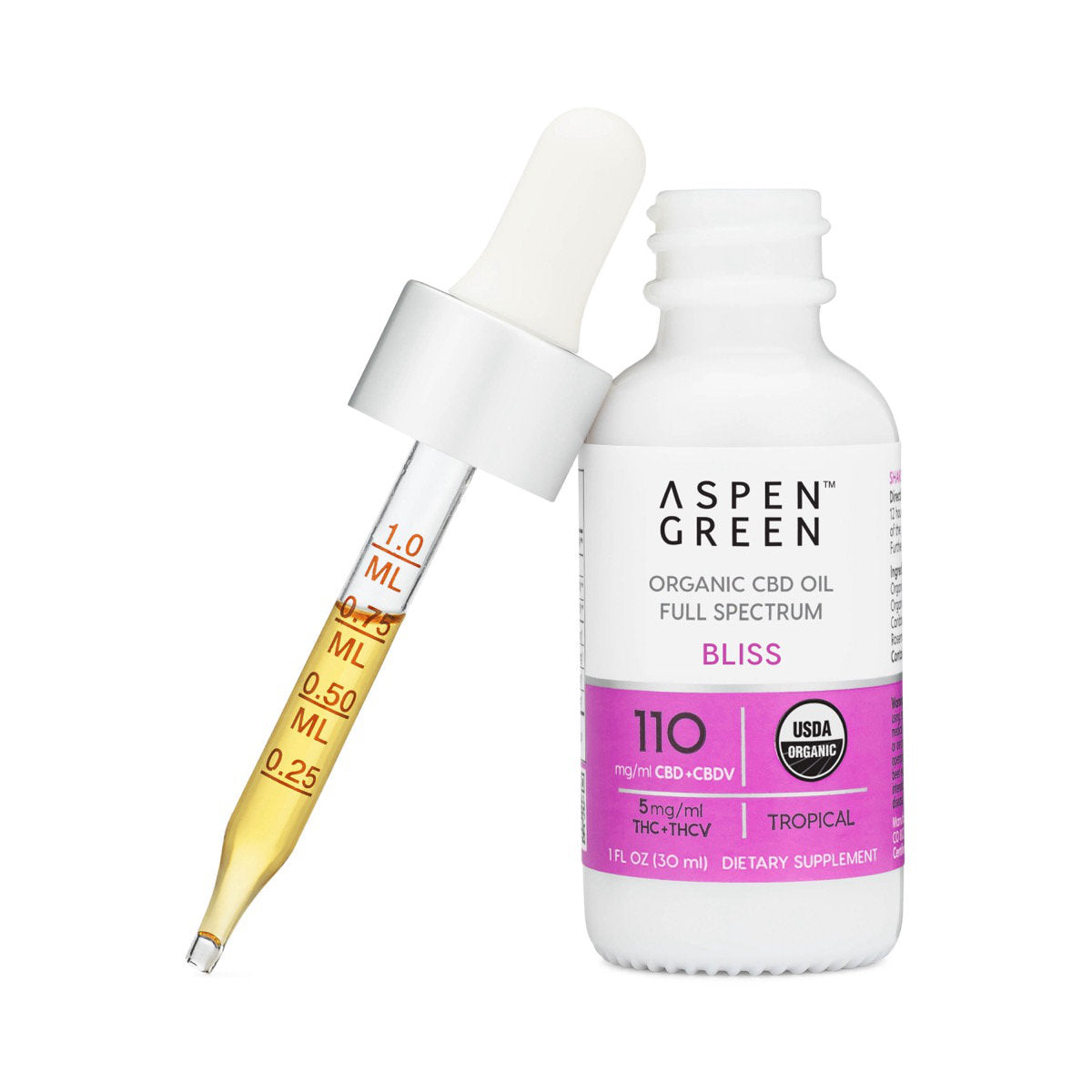 Aspen Green Bliss Organic Full Spectrum CBD Oil