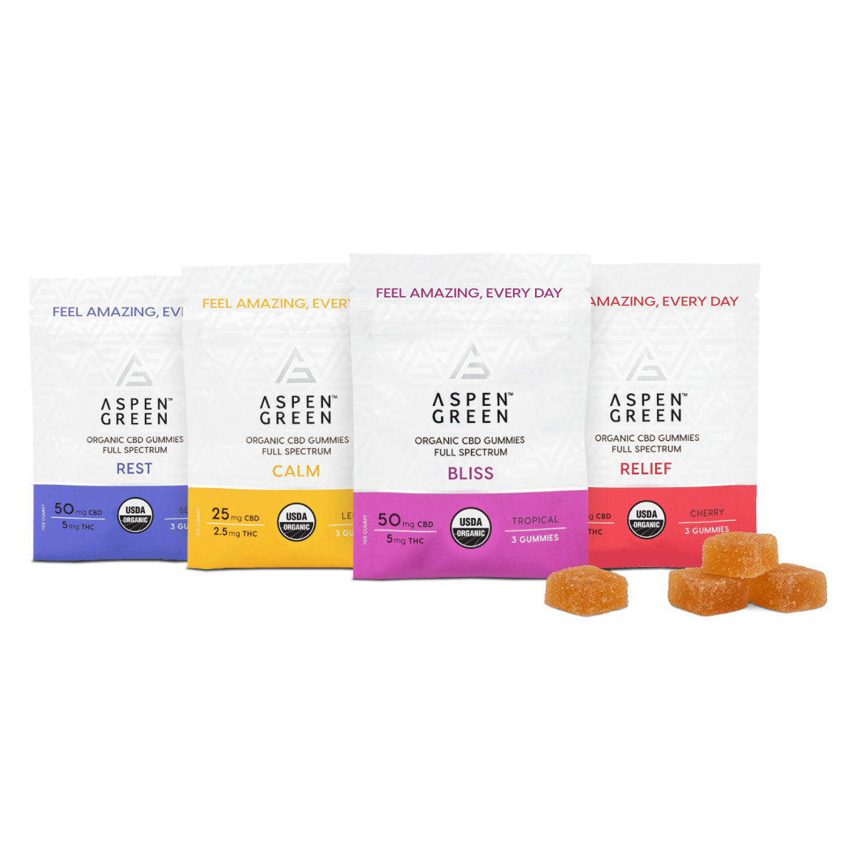 Aspen Green Travel Pack Gummies Bundle