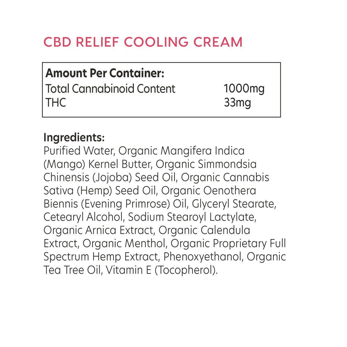 Aspen Green Relief Full Spectrum CBD Cooling Cream