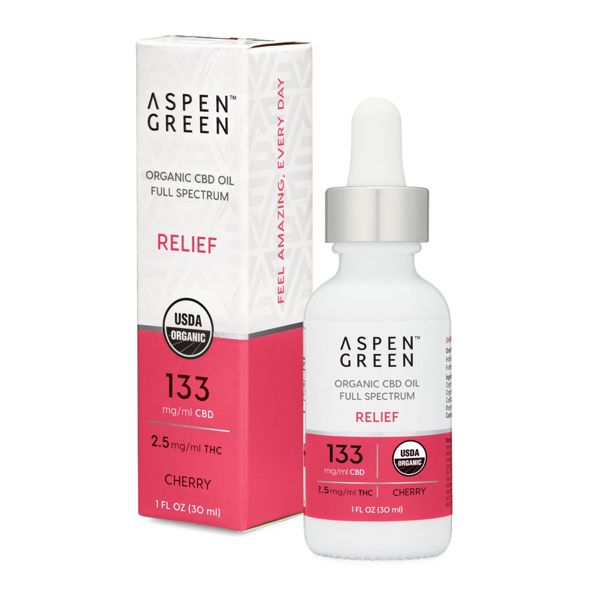 Aspen Green Relief Organic Full Spectrum CBD Oil