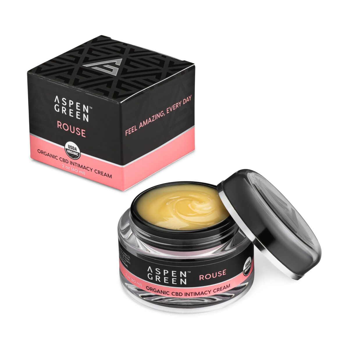 Aspen Green Rouse Organic Full Spectrum CBD Intimacy Cream