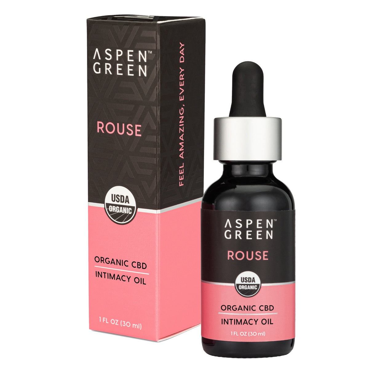 Aspen Green Rouse Organic Full Spectrum CBD Intimacy Oil