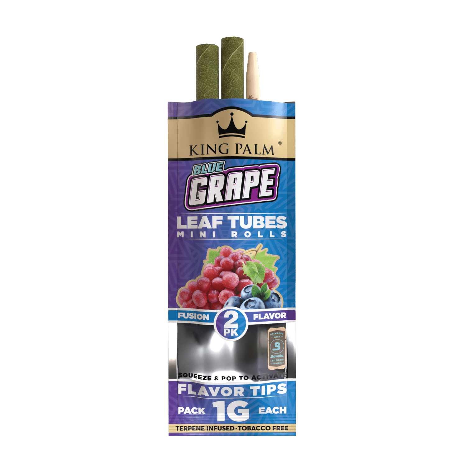 King Palm 2 Mini Rolls – Blue Grape Best Price