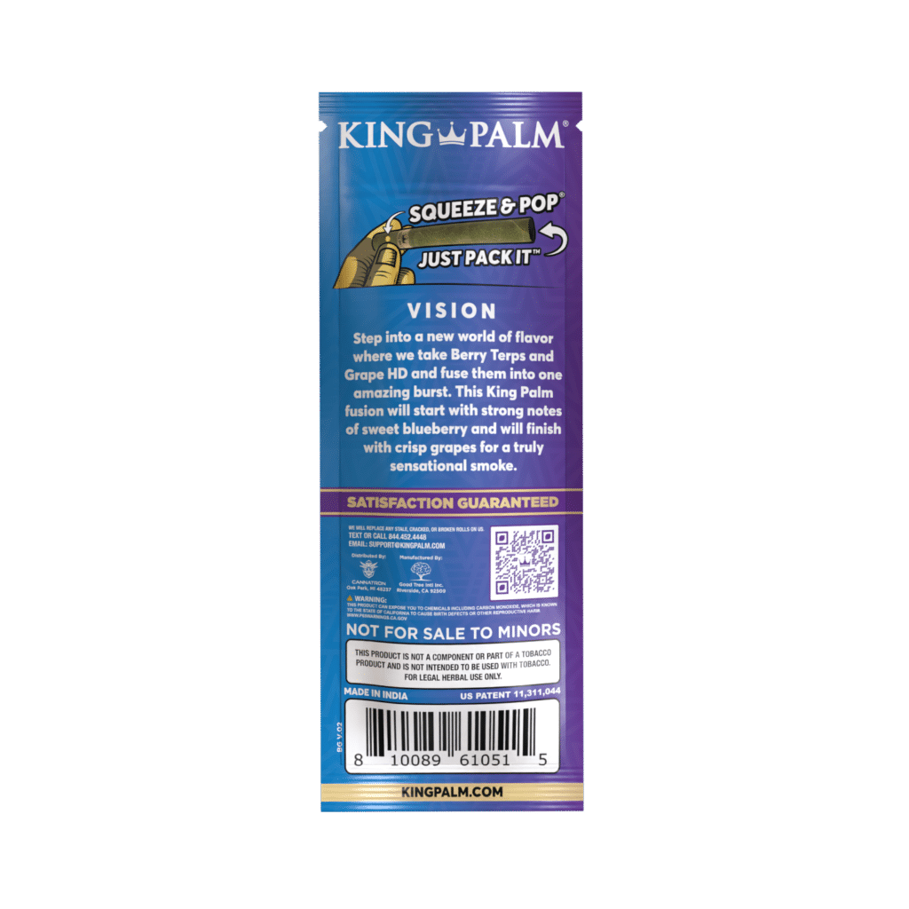 King Palm 2 Mini Rolls – Blue Grape Best Price