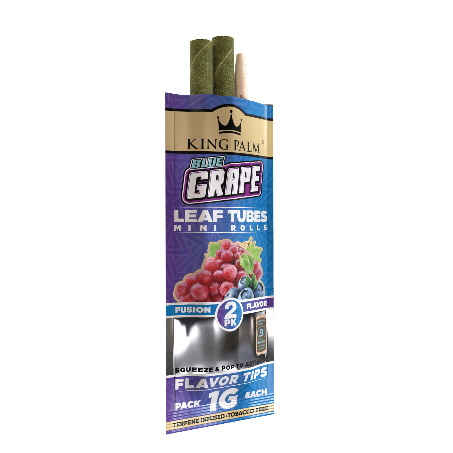 King Palm 2 Mini Rolls – Blue Grape Best Price