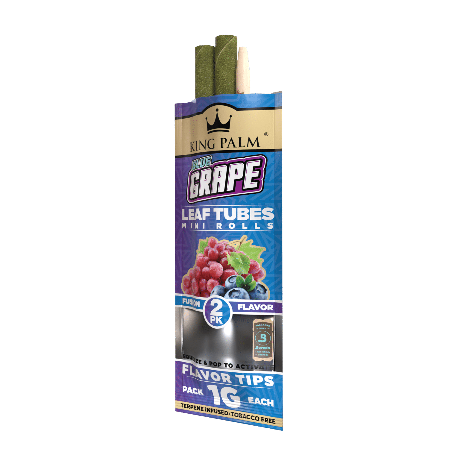 King Palm 2 Mini Rolls – Blue Grape Best Price