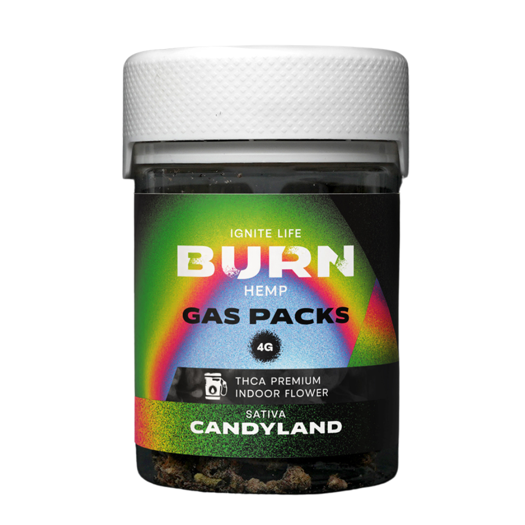 Burn Hemp THC-A Gas Packs Flower 4G Best Price