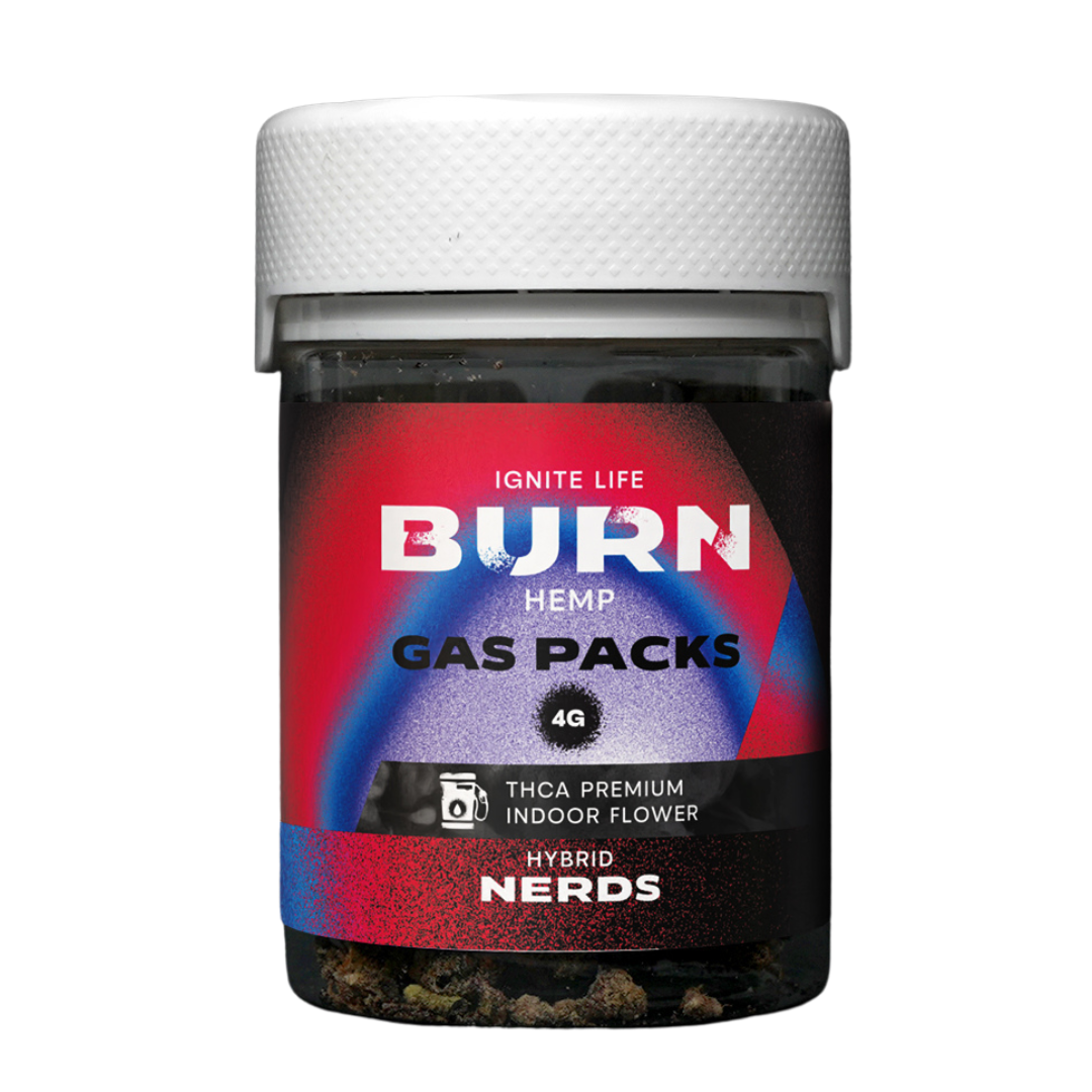 Burn Hemp THC-A Gas Packs Flower 4G