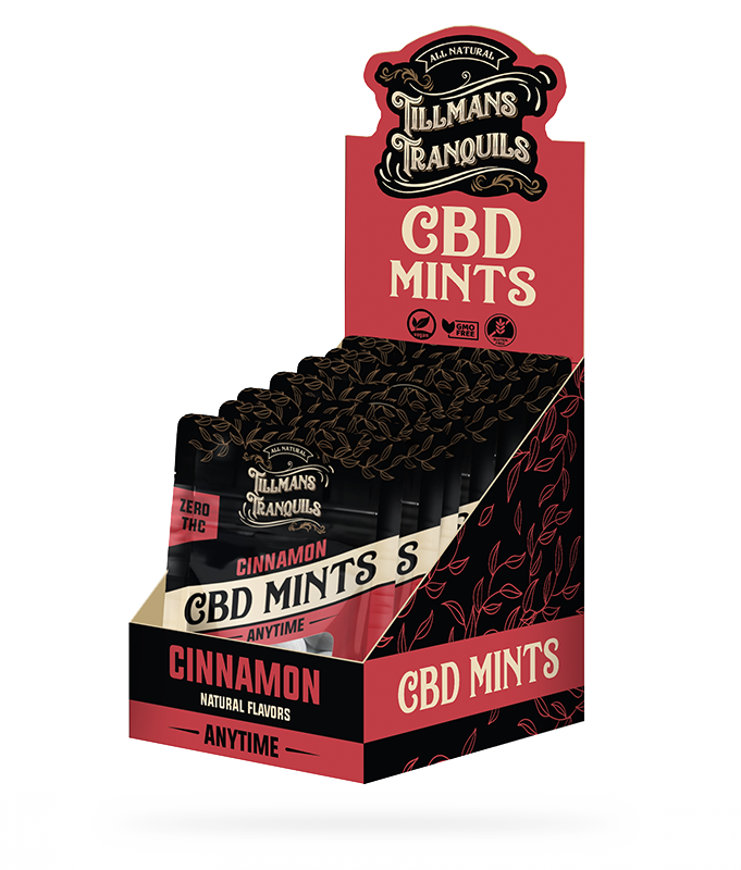 Tillmans Tranquils CBD Mints 25mg Cinnamon â€?No THC Best Price