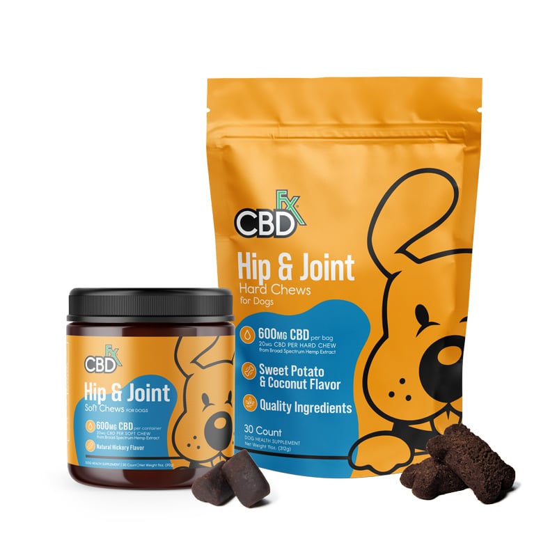 CBDfx CBD Dog Treats: Hip & Joint Chews