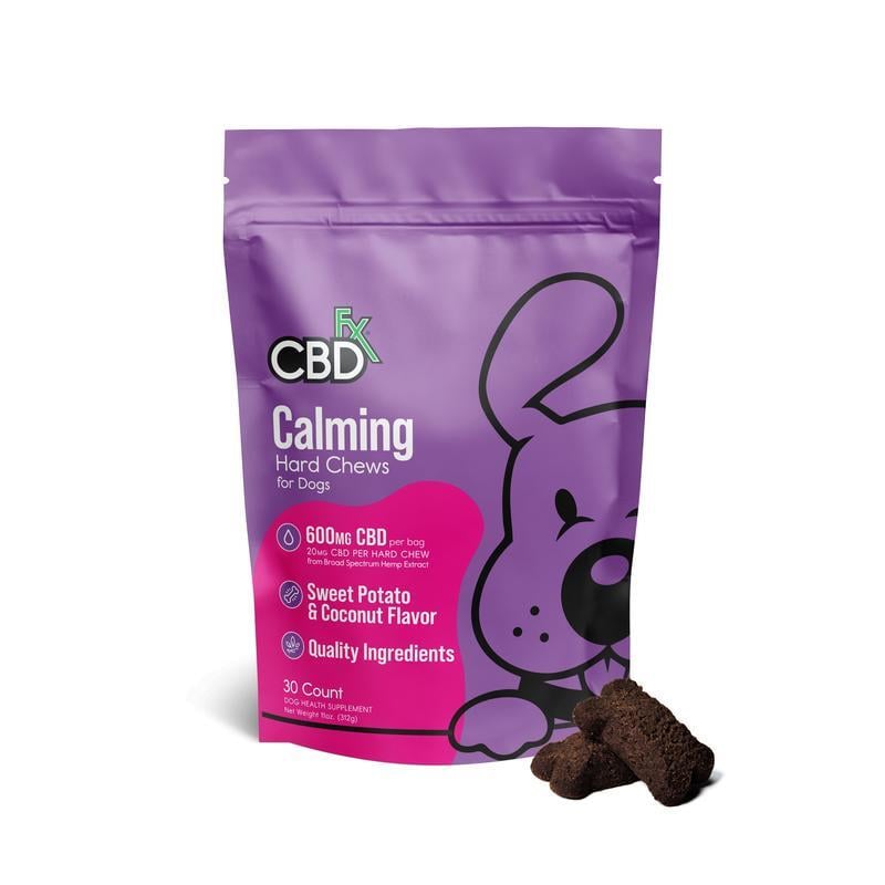 CBDfx CBD Dog Treats: Calming Chews 600mg