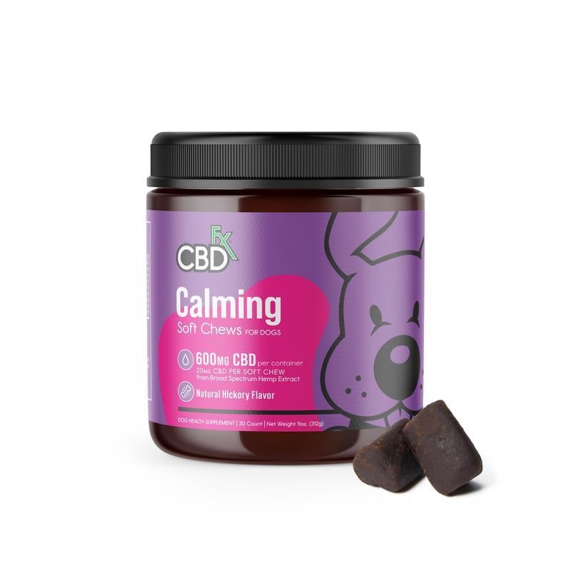 CBDfx CBD Dog Treats: Calming Chews 600mg