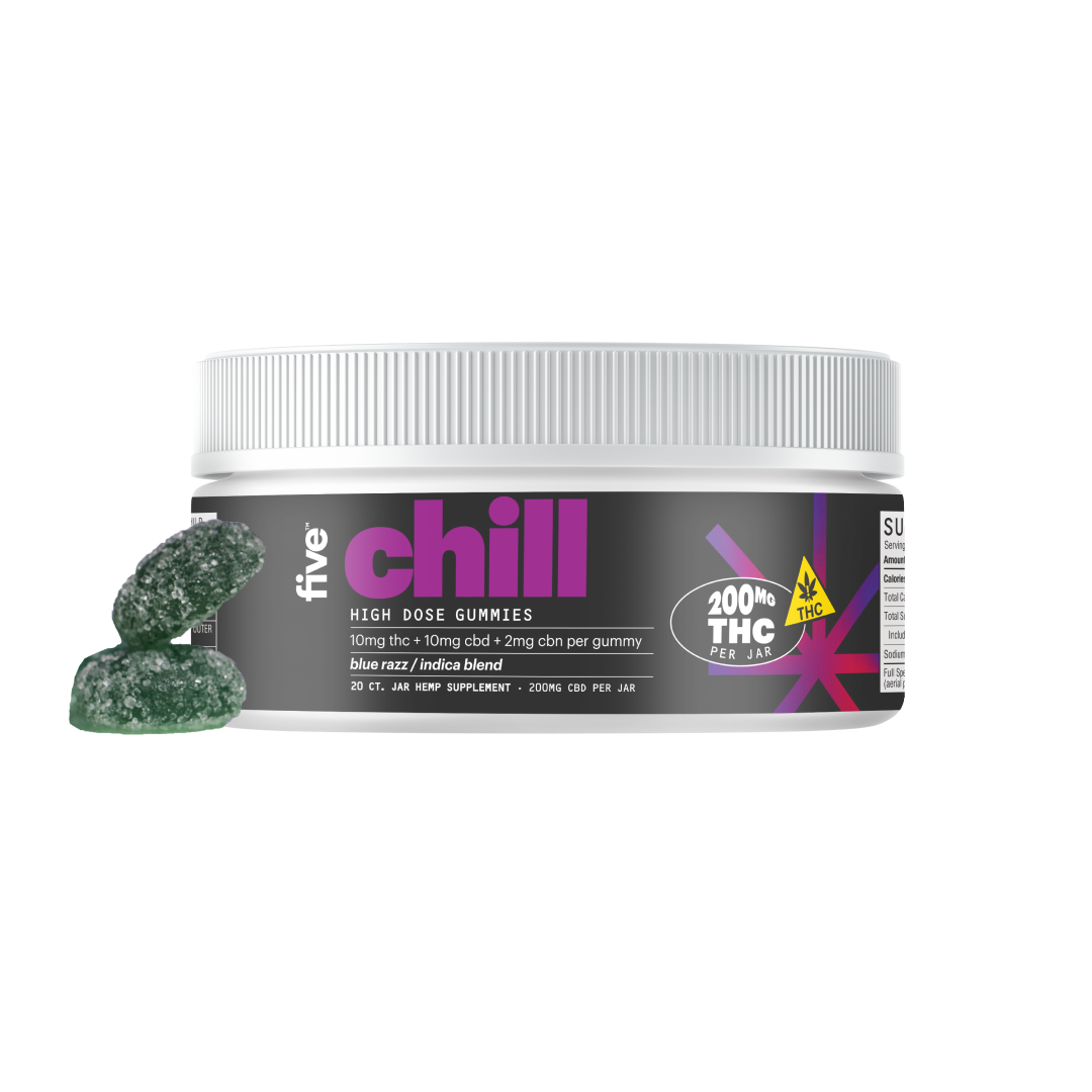 Five CBD Delta 9 THC Mood Gummies (Top 10)