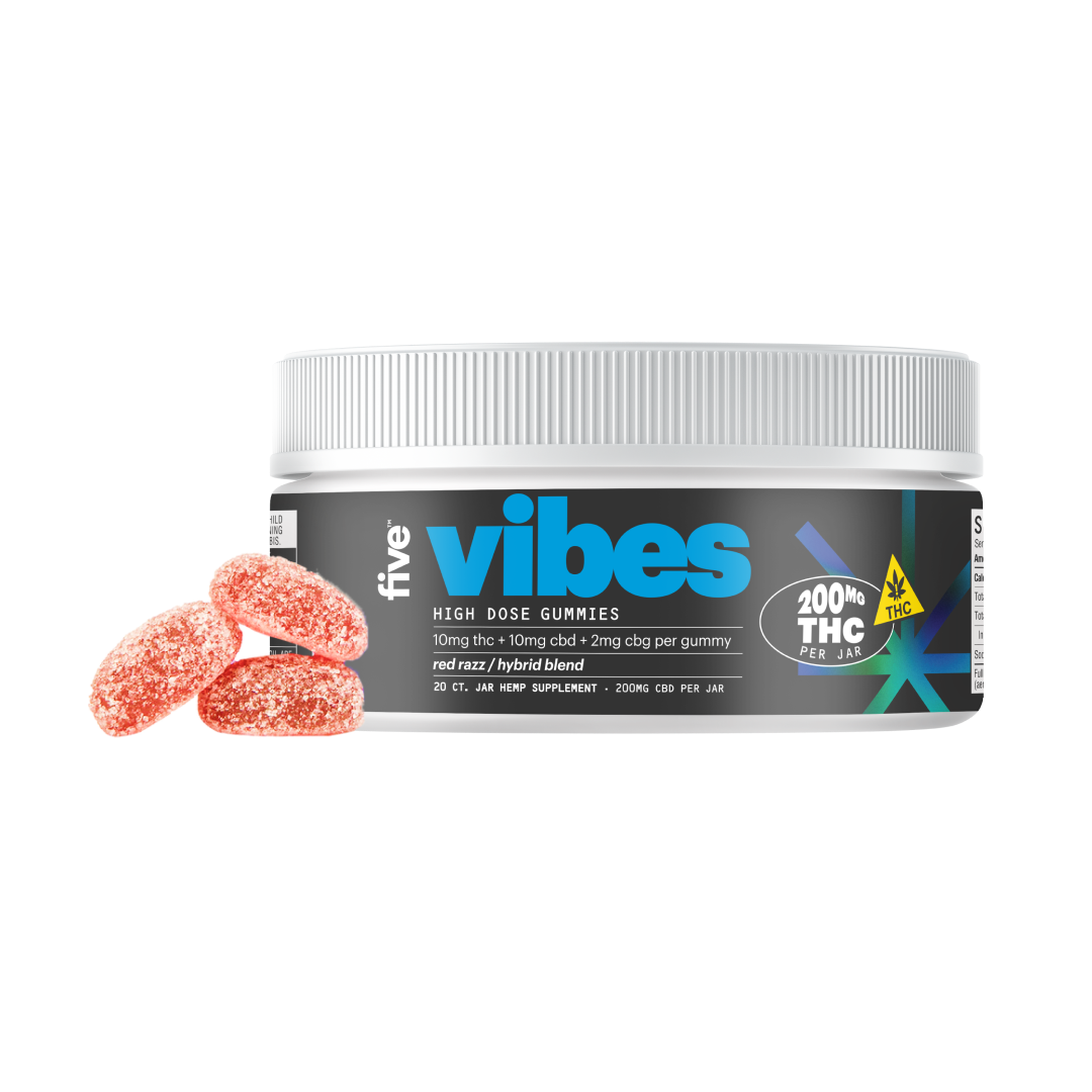 Five CBD Delta 9 THC Mood Gummies (Top 10)