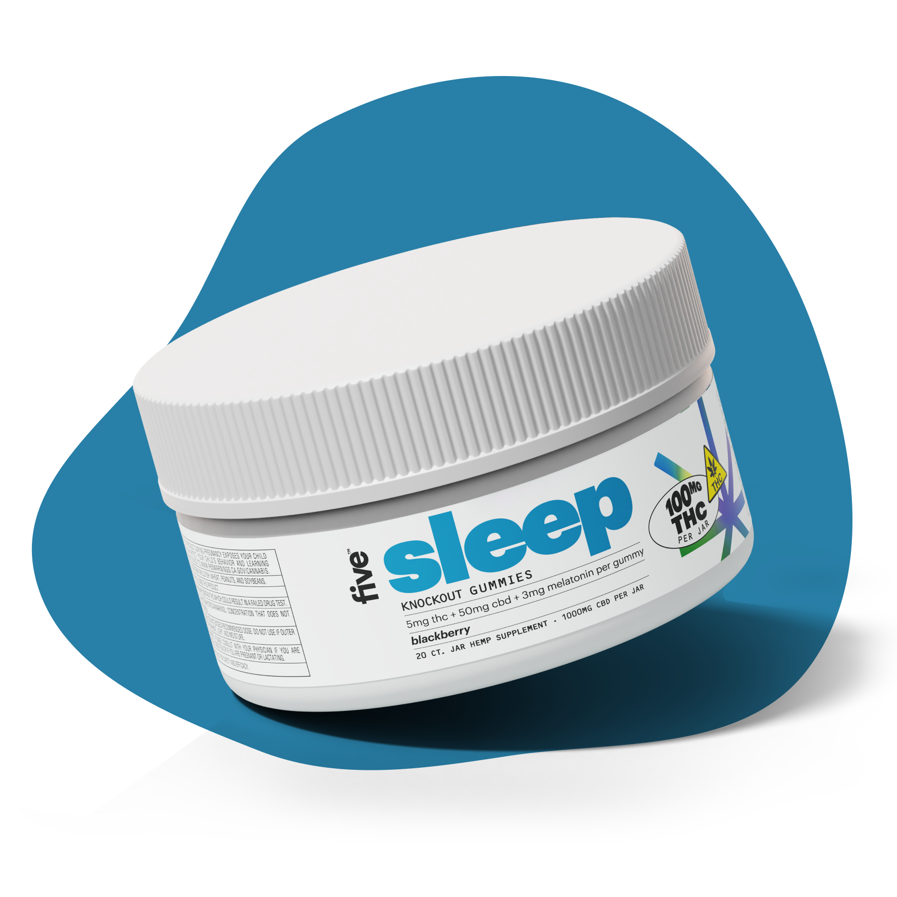 Five CBD knockout sleep thc + cbd gummies