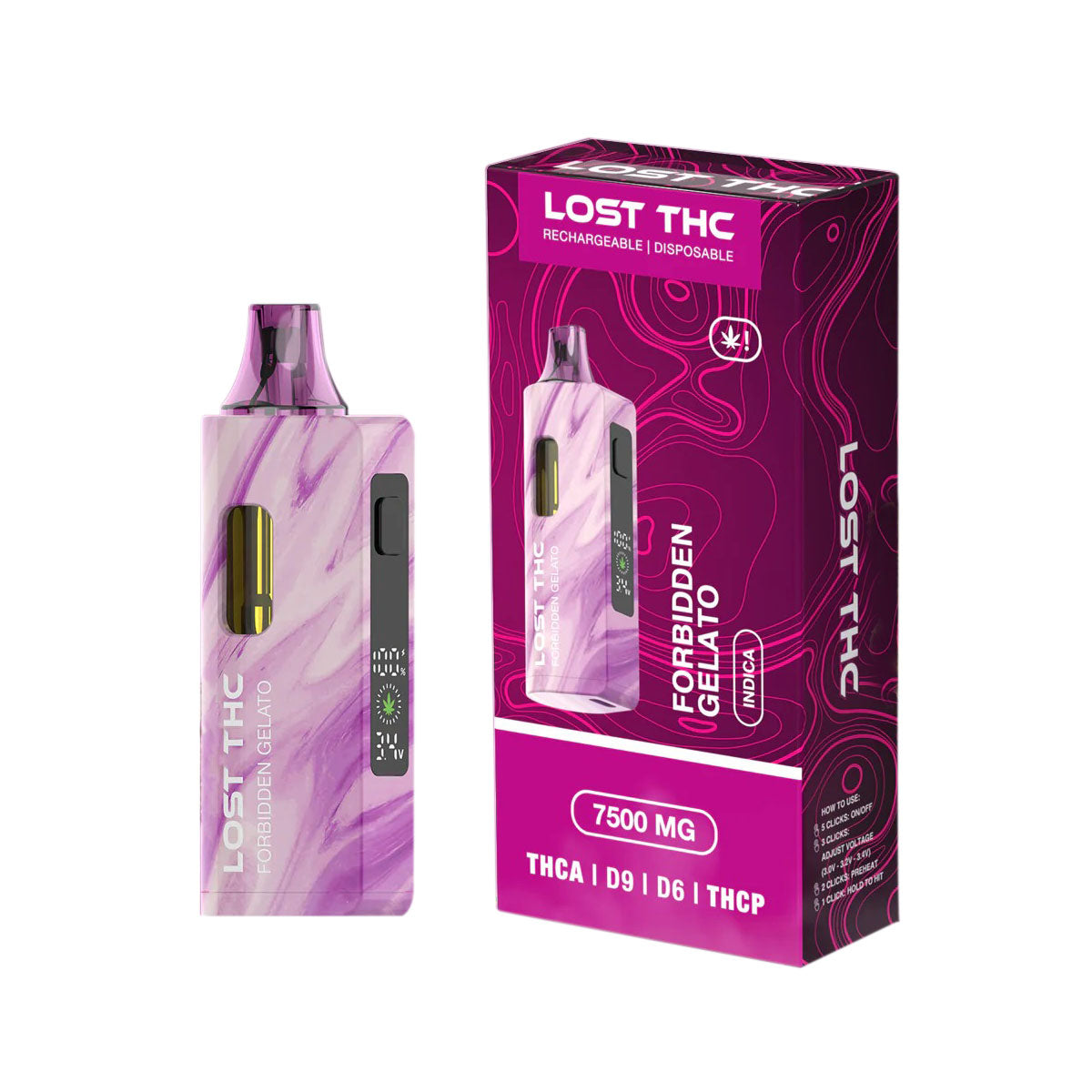 Lost THC V2 Disposable Vape 7.5G Best Price