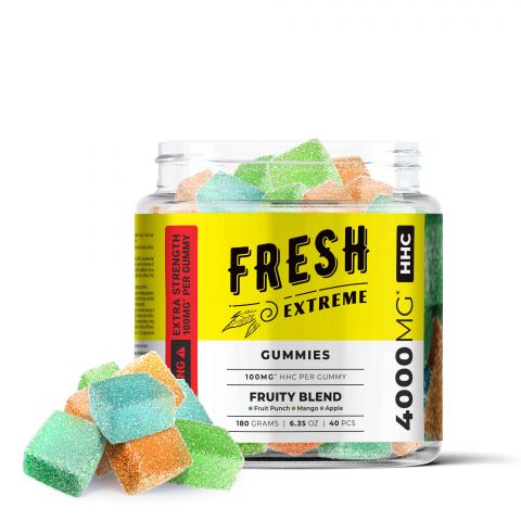 Fruity Blend Gummies - HHC - 4000MG - Fresh Extreme Best Price