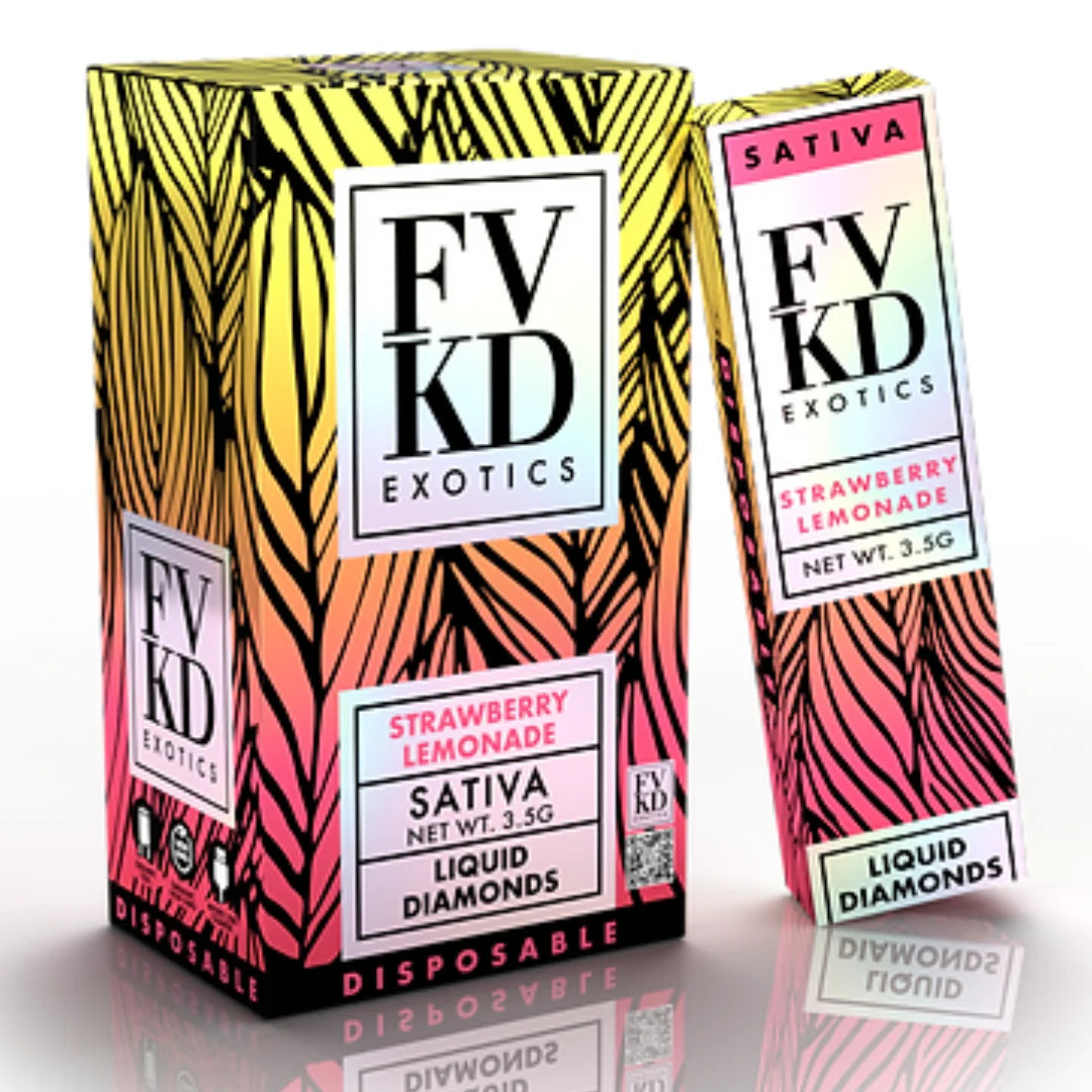 Strawberry Lemonade FVKD Exotics THC-A Rosin Disposable 3.5G Best Price