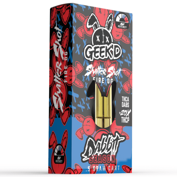 Geek’d Dabbit Season THC-A 20x Cartridge 0.5G