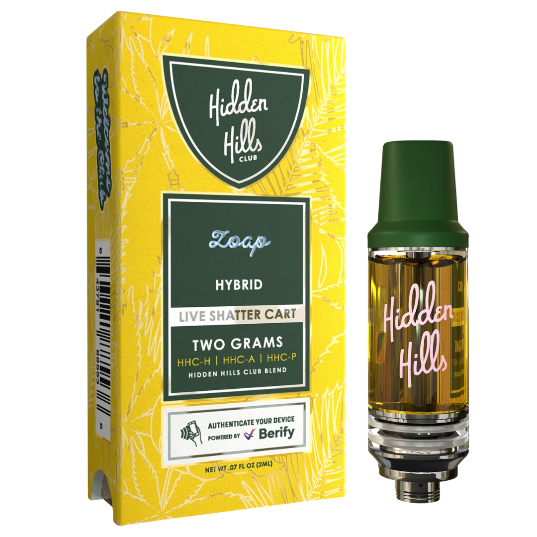 Hidden Hills Live Shatter Cartridge 2G