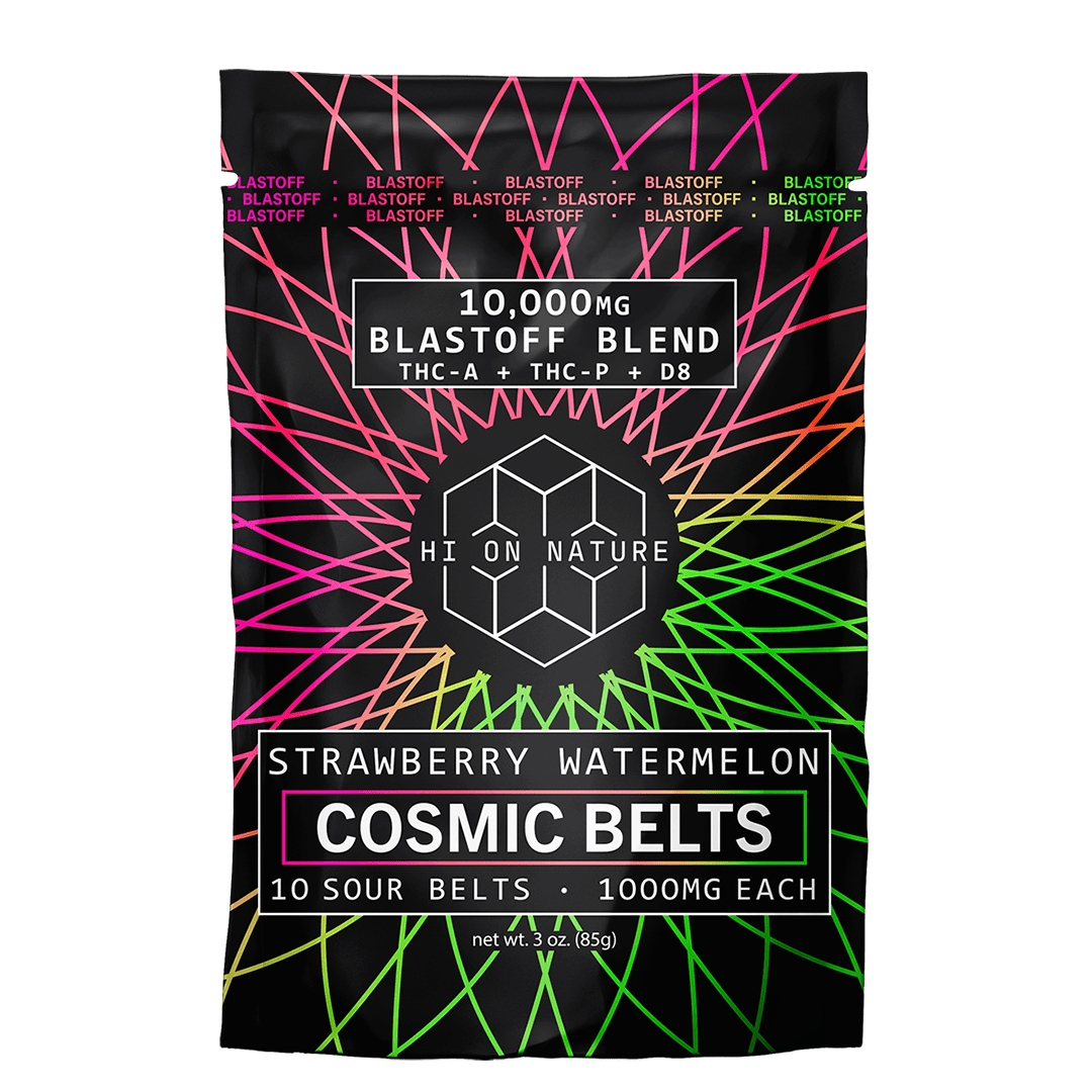 Hi On Nature 10,000mg BLAST OFF BLEND COSMIC BELTS Best Price