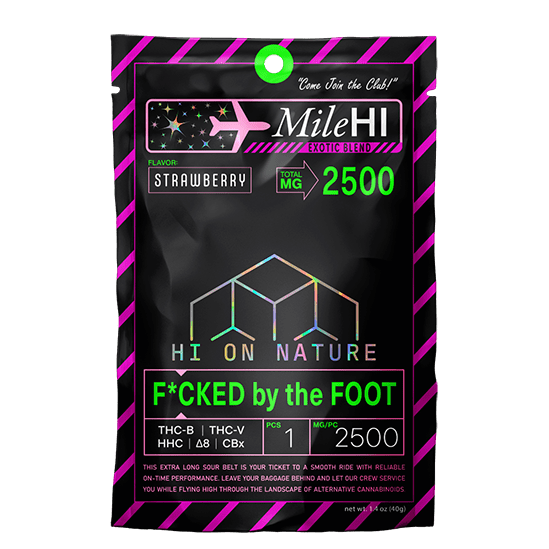 Hi On Nature2500mg MILE HI F*CKED BY THE FOOT - STRAWBERRY Best Price