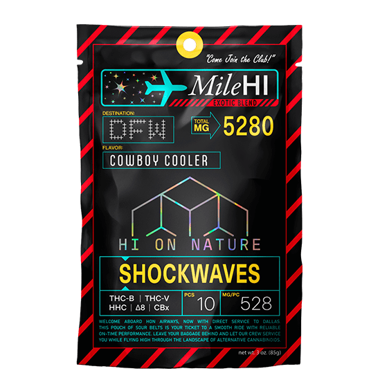 Hi On Nature 5280mg MILE HI BLEND SHOCKWAVES - COWBOY COOLER Best Price