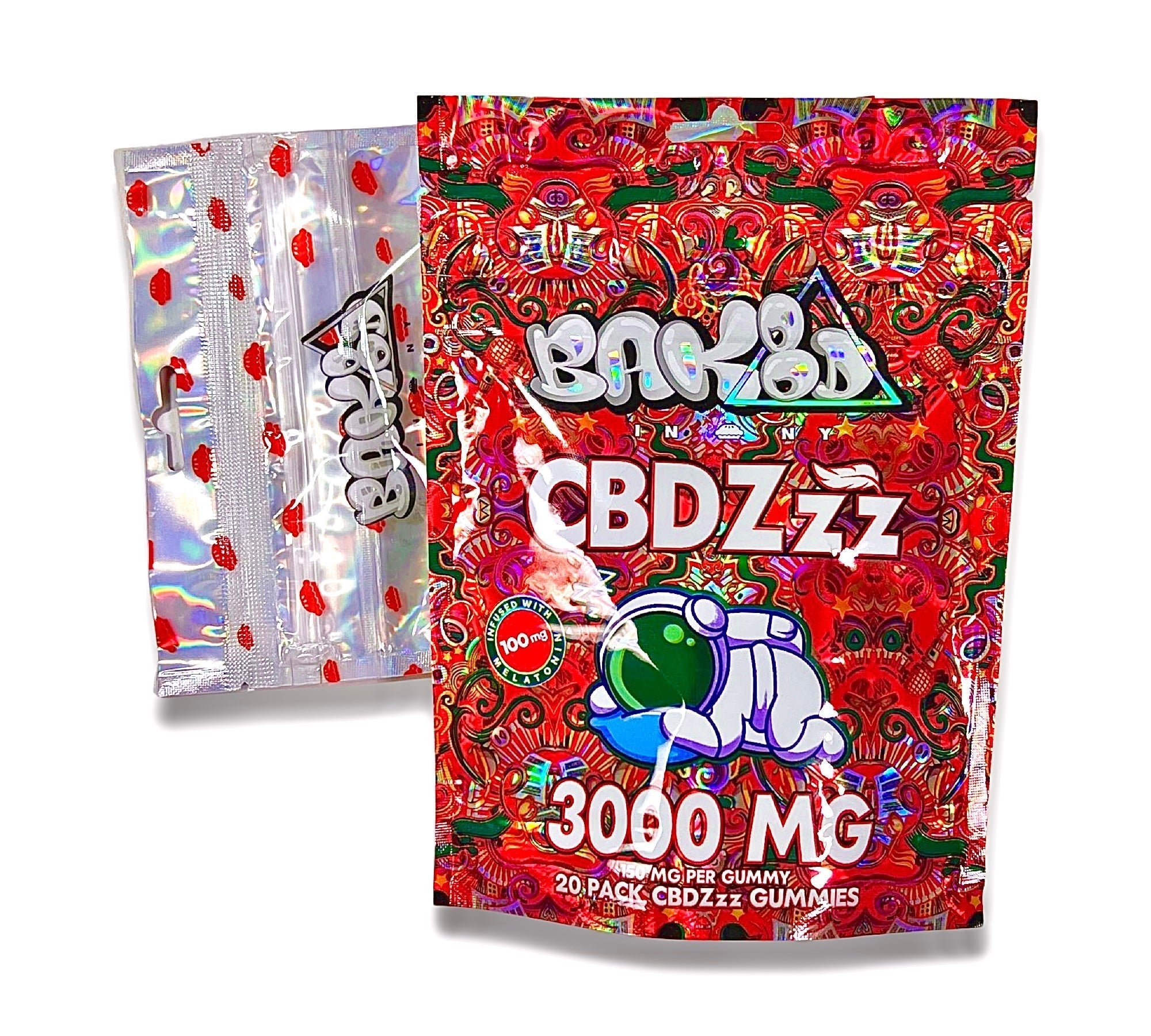 BAK8D Master Blend - CBDZZZ -3000mg Gummies - Single unit Best Price