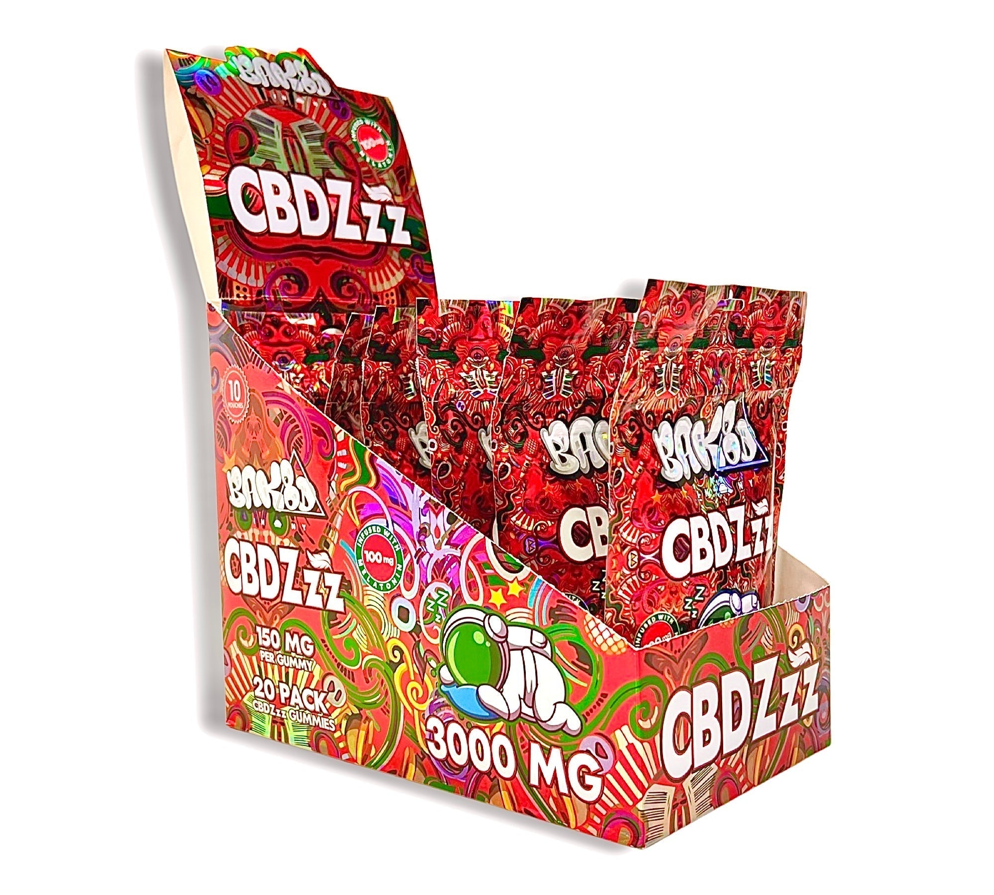 BAK8D Master Blend - CBDZZZ -3000mg Gummies - Single unit Best Price