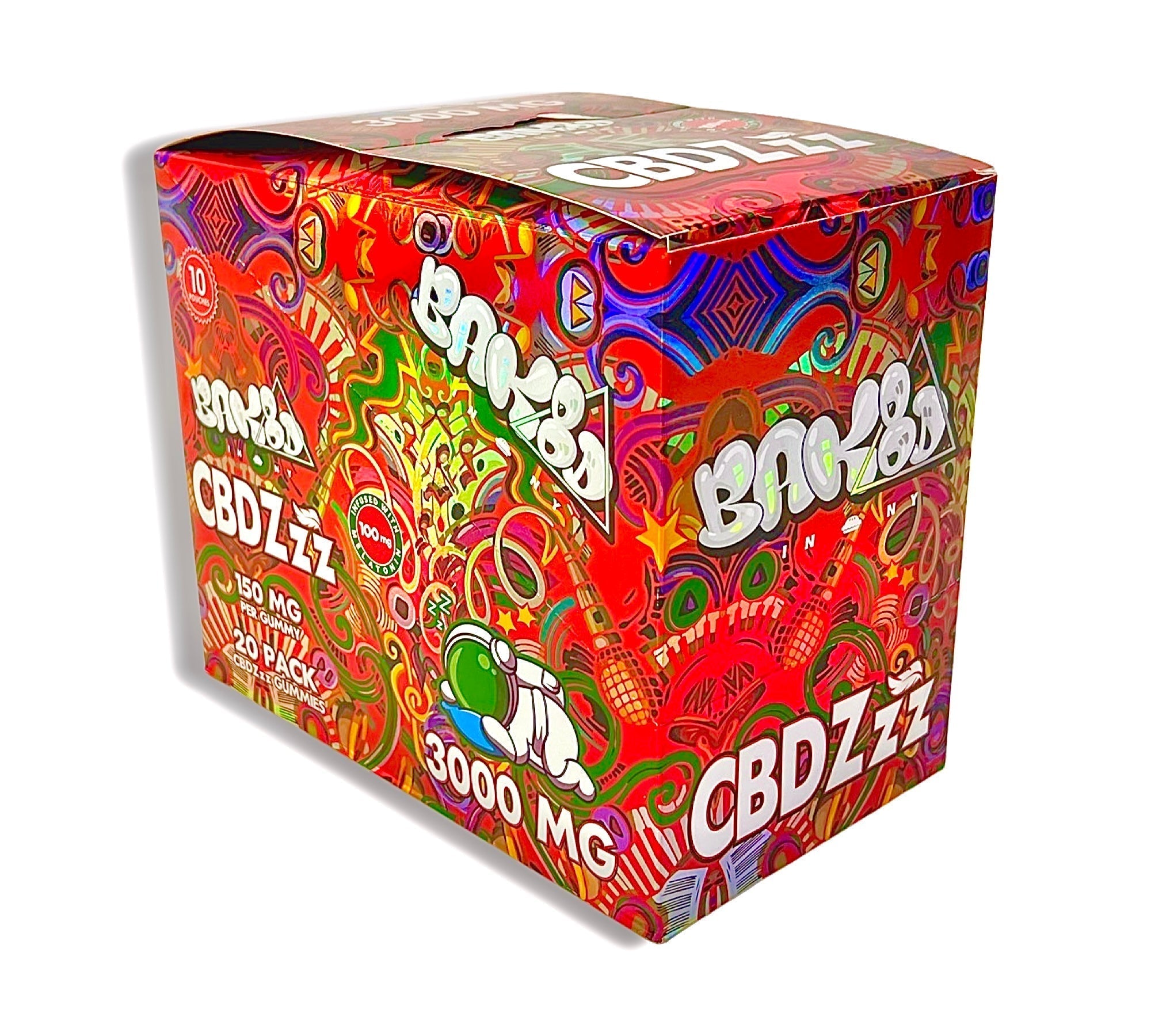 BAK8D Master Blend - CBDZZZ -3000mg Gummies - Single unit Best Price