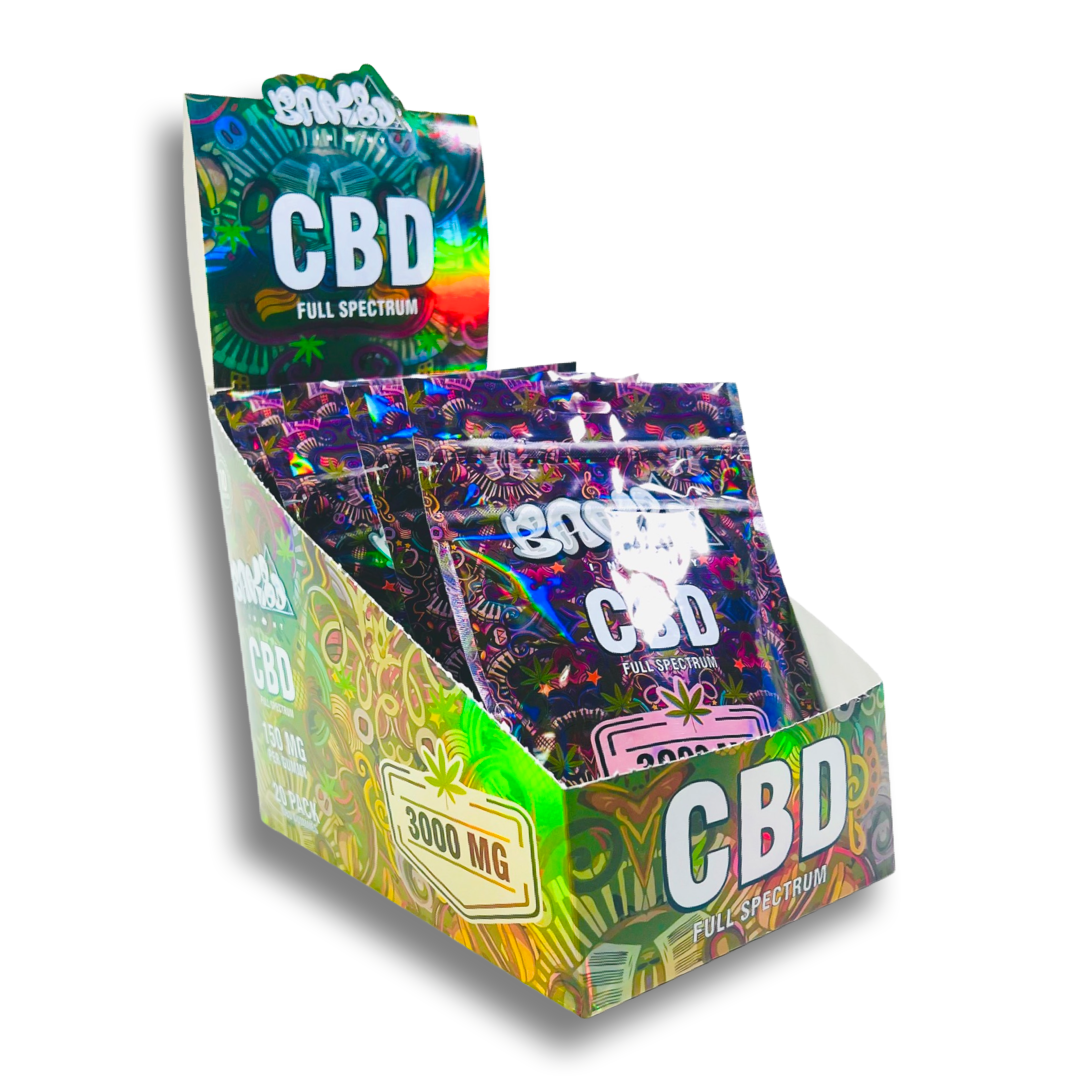 BAK8D Master Blend- CBD - 3000mg - 20CT Gummies - Single Unit Best Price