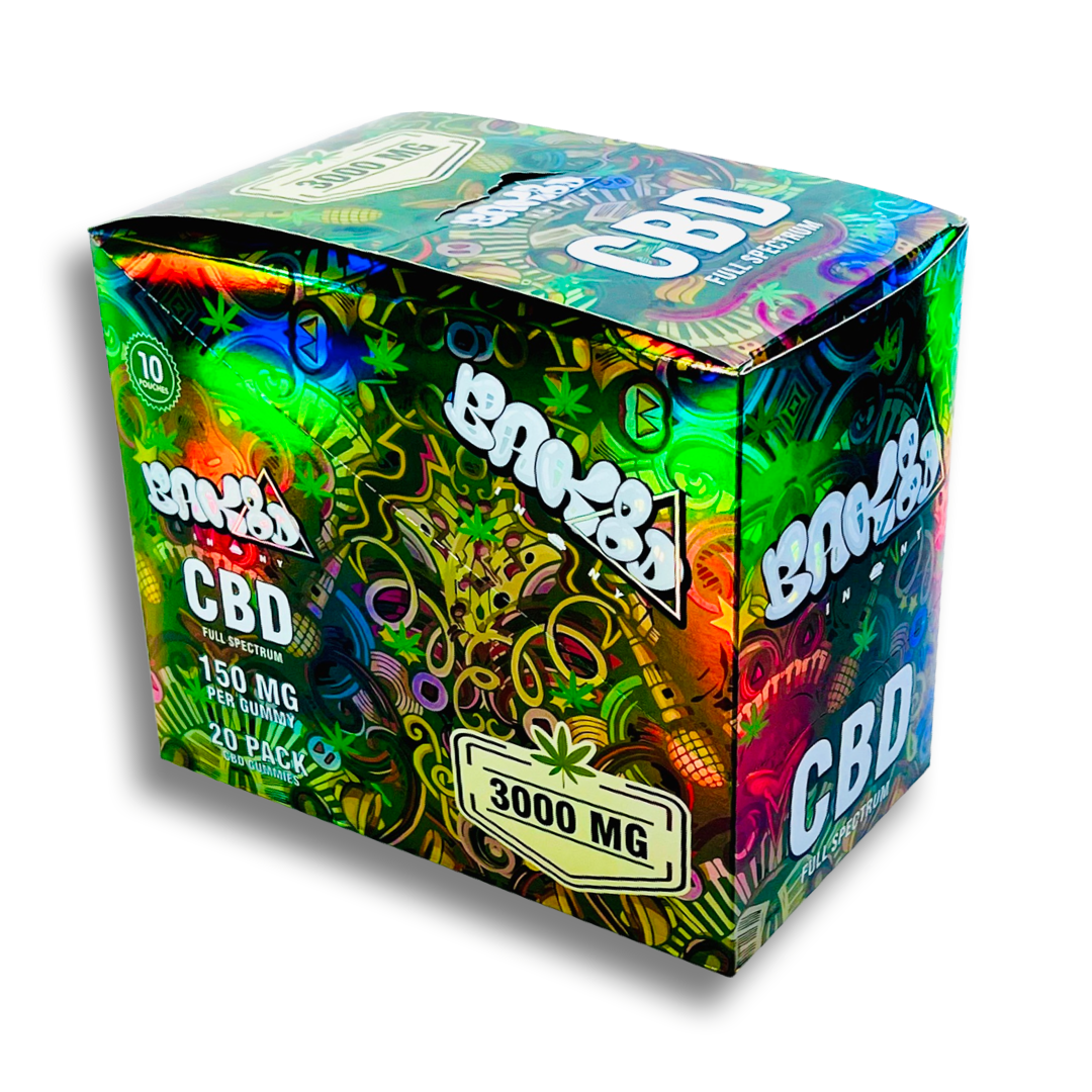 BAK8D Master Blend- CBD - 3000mg - 20CT Gummies - Single Unit Best Price