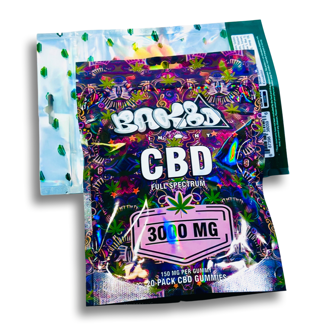 BAK8D Master Blend- CBD - 3000mg - 20CT Gummies - Single Unit Best Price